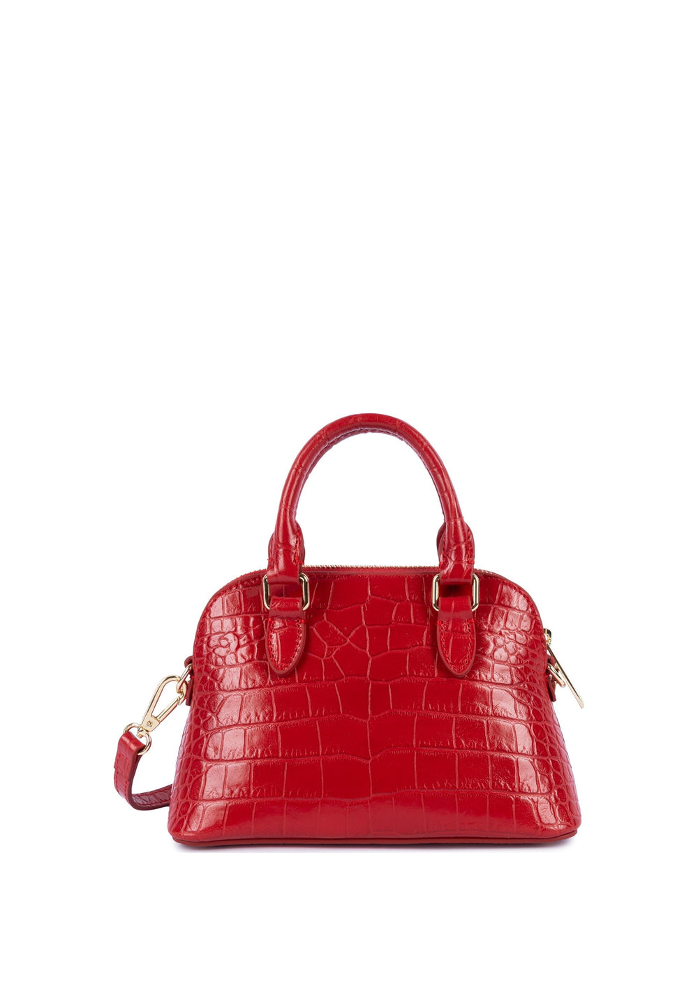 Lancaster Sac demi lune Zippé S Exo Rouge — vue de dos