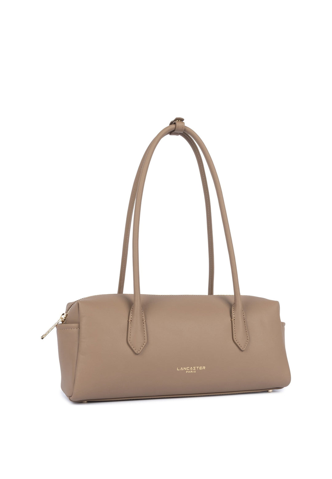 Lancaster Sac rectangle Zippé Donna Cube Praline — vue de cote