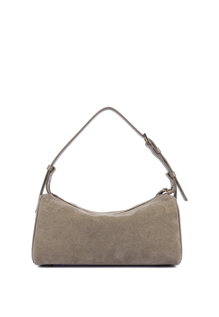 Lancaster Sac rectangle Zippé M Suède Galet — vue de dos