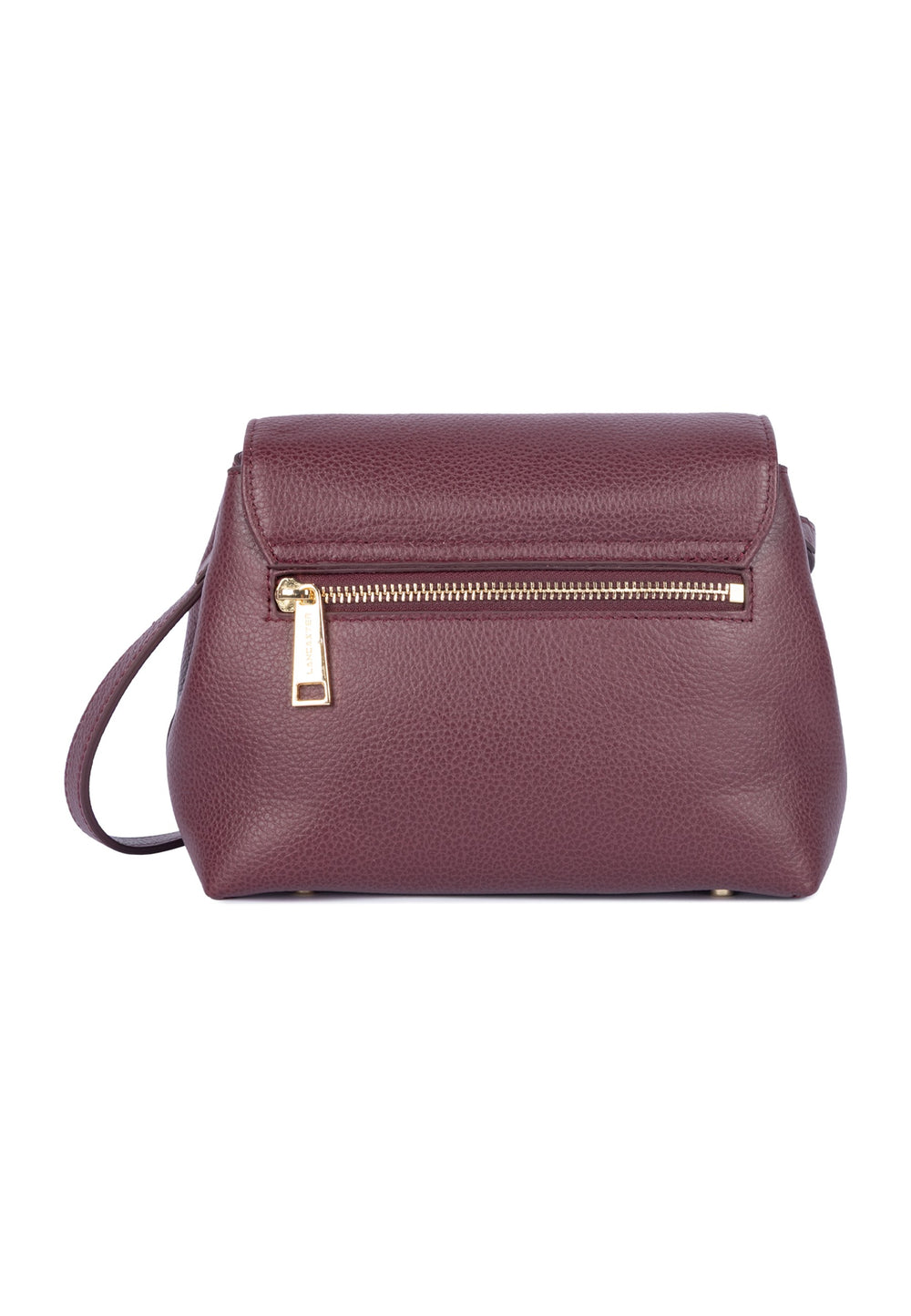 Lancaster Sac trotteur A rabat avec fermoir S Milano Pia Bordeaux — vue de dos