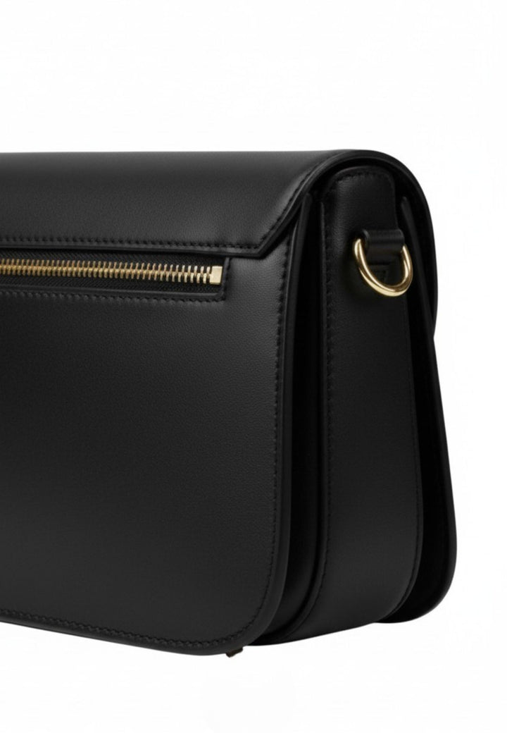 Lancaster Borsa a tracolla con patta magnetica Paris Philos Nero