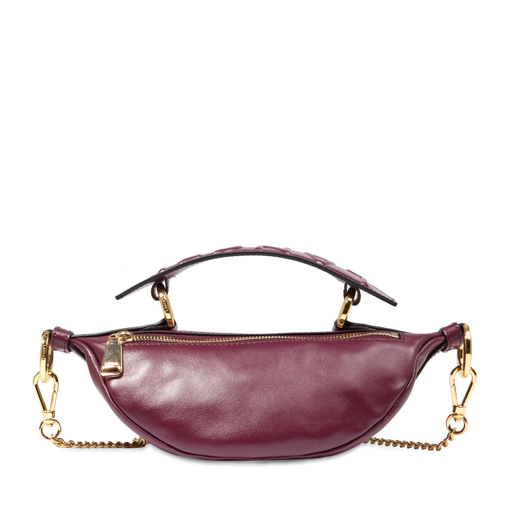 Lancel Mini Sac S Origami Cassis Femme - vue de dos