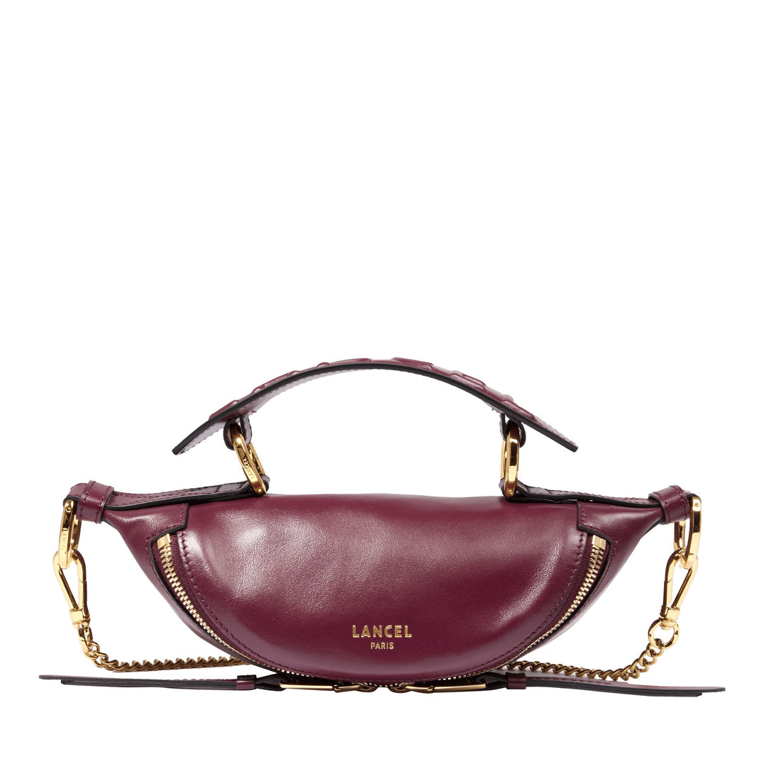 Lancel Mini Sac S Origami Cassis Femme - vue de face