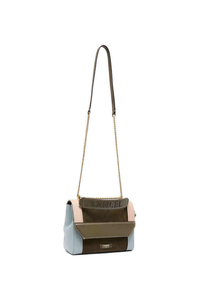 Lancel Torebka z klapką M Ninon Color Block Mco Ciemny khaki Kobieta