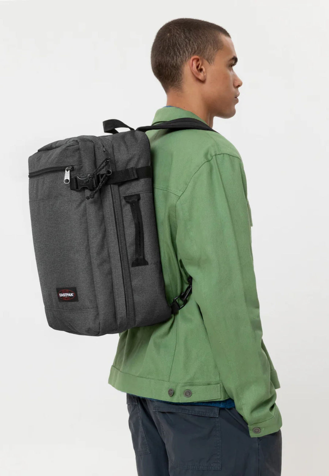 Saco de viagem Eastpak Transit'r Pack 77H Black Denim