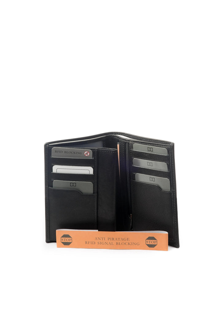 David William Coulter Leather Wallet Black