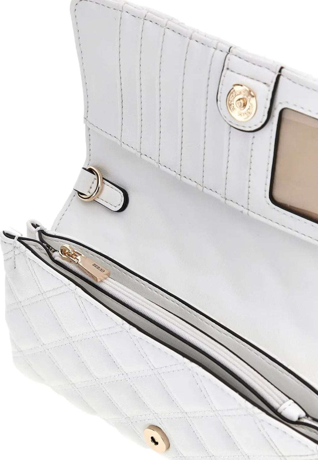 Sac Bandoulière Guess Spark Micro Mini White -- vue 5 sur 6